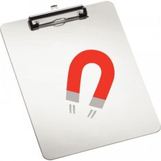 Wonday - Porte-bloc à pince - A4 - alu