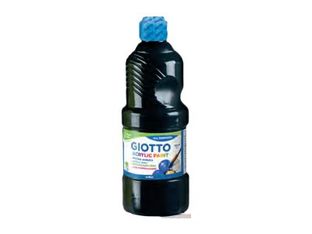 GIOTTO - Peinture acrylique - noir brillant - 500 ml