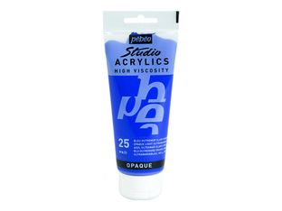 Pebeo Studio Acrylics - Peinture acrylique à base d'eau - bleu outremer clair - 100 ml