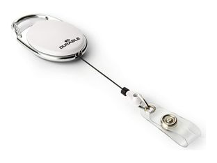 DURABLE STYLE - Enrouleur de badge - blanc (pack de 10)