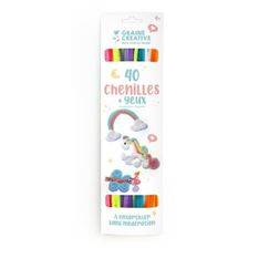 Graine Creative - 40 Chenilles - enchanting colors