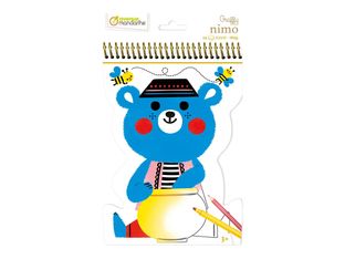 Avenue Mandarine Graffy Nimo - Livre à colorier - 150 x 255 mm - 24 feuilles / 48 pages - ours