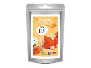 FIMO DIY - Ensemble de pâte à modeler - 3 pièces - chat