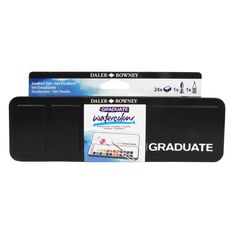 GRADUATE Set Aquarelle de 24 Demi-Godets + 1 pinceau et 1 crayon