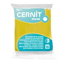 Cernit Opaline - Pâte à modeler - 56 g - jaune primaire - argile polymère