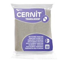Cernit Translucent - Pâte à modeler - 56 g - paillettes d'or - argile polymère