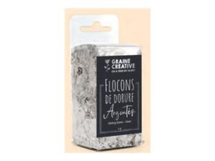 Graine créative - Flocons de dorure - 1g - argent