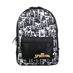 Bagtrotter - Cartable - 1 compartiment - polyester - noir, blanc, gris - Spider-Man