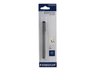 STAEDTLER pigment liner 308 - Feutre fin - non permanent - noir - encre pigmentée - 0.1 mm