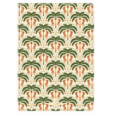 Carnet A6 ligné/petits carreaux Salto palmiers et guépards