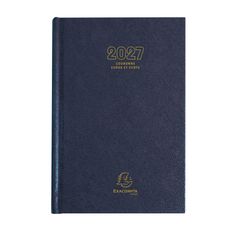 Agenda de bureau Couronne - Euros et Cents - 1 jour par page - 11 x 17 cm - disponible dans différentes couleurs - Exacompta