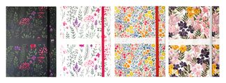 Agenda à élastique Oxford Flowers - 1 jour par page - 15 x 21 cm - disponible dans différentes couleurs - Hamelin