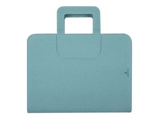 Oberthur Oakland - Conférencier A4 zippé à poignées aimantées - bleu