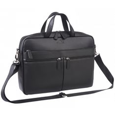 Oberthur Bradford - Sacoche pour ordinateur portable 15,6" - 2 compartiments - noir