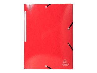 Exacompta Iderama - Chemise à 3 rabats - A4 - rouge