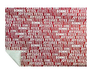 Logistipack - Papier cadeau - 70 cm x 50 m - 70 g/m² - joyeuses fêtes