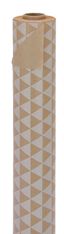 Logistipack - Papier cadeau kraft - 70 cm x 50 m - 60 g/m² - losanges