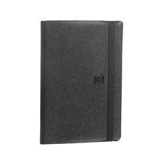 Agenda à élastique Oxford Genius - 1 semaine sur 2 pages - 10 x 15 cm - noir - Hamelin