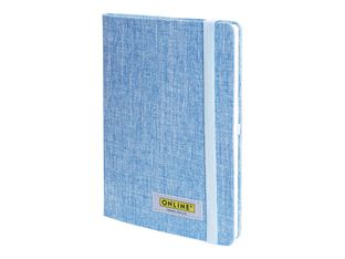 Online 2nd LIFE - Carnet de notes A5 avec élastique et pochette de rangement