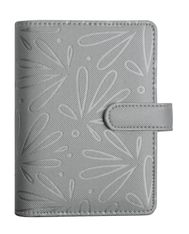 Floralie - Organiseur 16 mois - 11 x 14,5 cm - argent - Exacompta