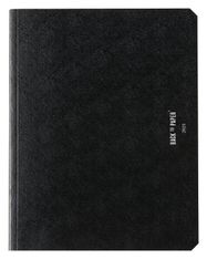 Agenda Semainier notes Back To Paper - 1 semaine sur 2 pages - 17 x 22 cm - noir - Brepols