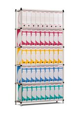 Paperflow Tubeco - Rack à étagère - rayonnage de bureau 6 niveaux - élément de départ - 200 x 100 x 34 cm