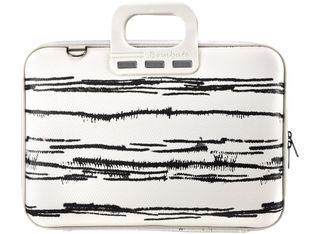 Bombata Black&White - Sacoche pour ordinateur portable 16" - blanc