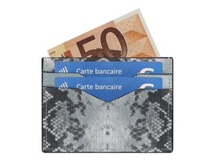 Color Pop - Porte cartes écailles (pour 4 cartes de crédit) anti RFID