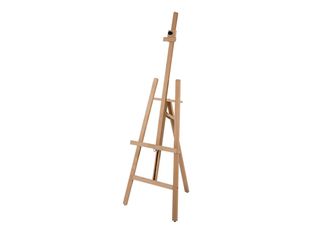 INOVSHOP - Chevalet de présentation en bois - hauteur et inclinaison réglable - 60 x 153 cm