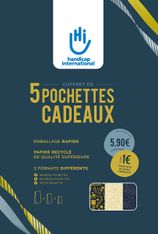Coffret de 5 pochettes cadeaux Handicap International