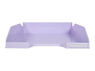 Exacompta Combo Midi Aquarel - Corbeille à courrier - mauve