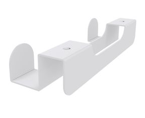 Double patère IN'TEAM pour banquette et box acoustique - blanc