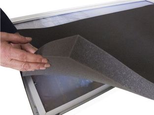 Mousse à absorbtion acoustique pour cloison EASYSCREEN - L94 x H 174 cm - noir