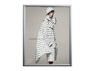 INOVSHOP Clipframe - Vitre d'affichage clippant - coins carrés - A4