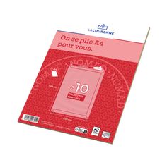 La Couronne - 10 Pochettes  C4 229 x 324 mm - 90 gr - sans fenêtre - brun - bande auto-adhésive