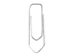 Sign - 600 Trombones attache-lettres - 28 mm - métal nickelé