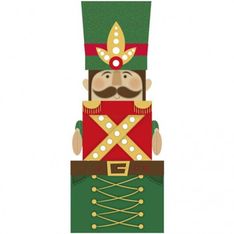 Clairefontaine Eurowrap - 3 Boîtes cadeau carrées - finition peluche soldat