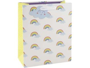 Clairefontaine Eurowrap - Sac cadeau - 21,5 cm x 10,2 cm x 25,3 cm - Rainbow