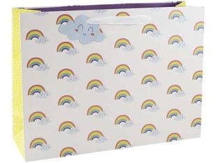 Clairefontaine Eurowrap - Sac cadeau - 37,3 cm x 11,8 cm x 27,5 cm - Rainbow