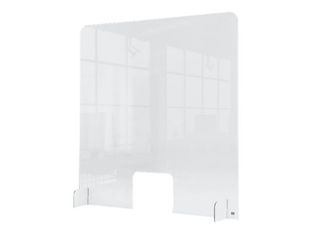 Nobo - Séparateur avec trou - 70 x 85 cm - acrylique clair