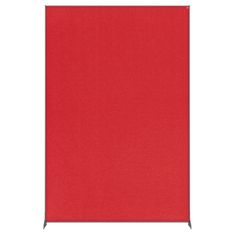 Nobo Impression Pro - Cloison de séparation - 120 x 180 cm - rouge