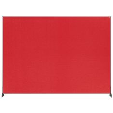 Nobo Impression Pro - Cloison de séparation - 140 x 100 cm - rouge