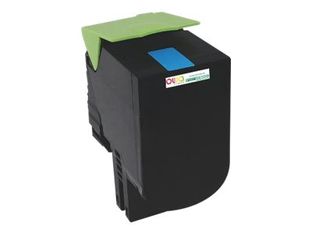 Cartouche laser remanufacturée Lexmark 712 - cyan - Owa