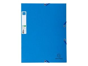 Exacompta Clean'Safe - 5 Chemises à 3 rabats - A4 - bleu