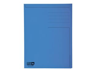 Exacompta Clean'Safe - 5 chemises à 2 rabats - A4 - bleu