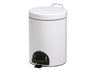Rossignol SANELIA - Poubelle à pédale 5L - blanc