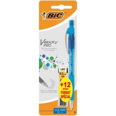 BIC - Porte-mines Velocity Pro + 12 mines - 0,5 mm - format spécial