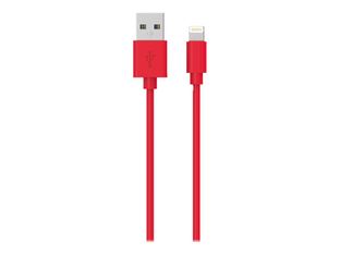 BigBen Wow - câble de charge et de synchronisation USB/Connectique Lightning - 1m - rouge