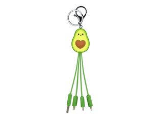 Legami Link Up - Câble adaptateur pour chargement - Lightning / USB - 8 cm - avocat