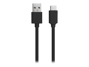 BigBen WOW - câble de charge et de synchronisation USB/USB C - 1m - noir